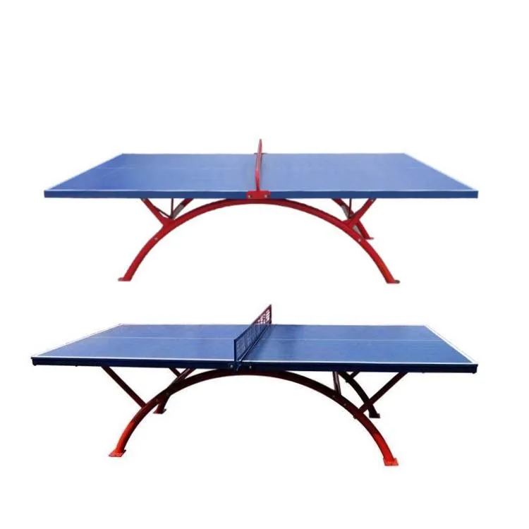 outdoor indoor SMC double fish folding table de tennis ping pong price
