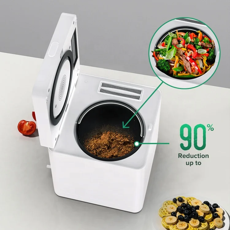 Style Hot Sales of Earth-friendly Kitchen Waste Processor Kitchen Waste Composter Household ABS Plastic Korea Electric 50 Home