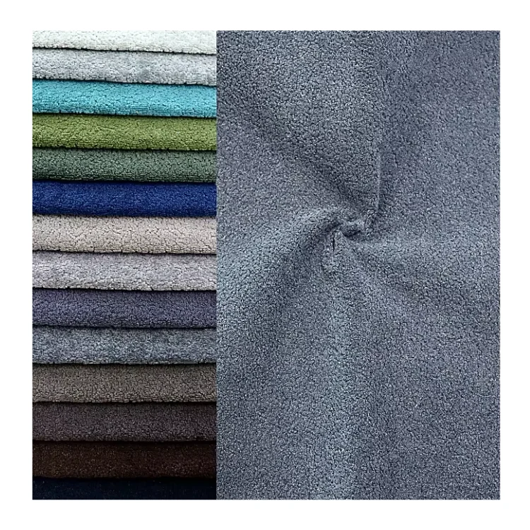 High quality 100%polyester price per meter velvet upholstery chenille fabric for sofa cover