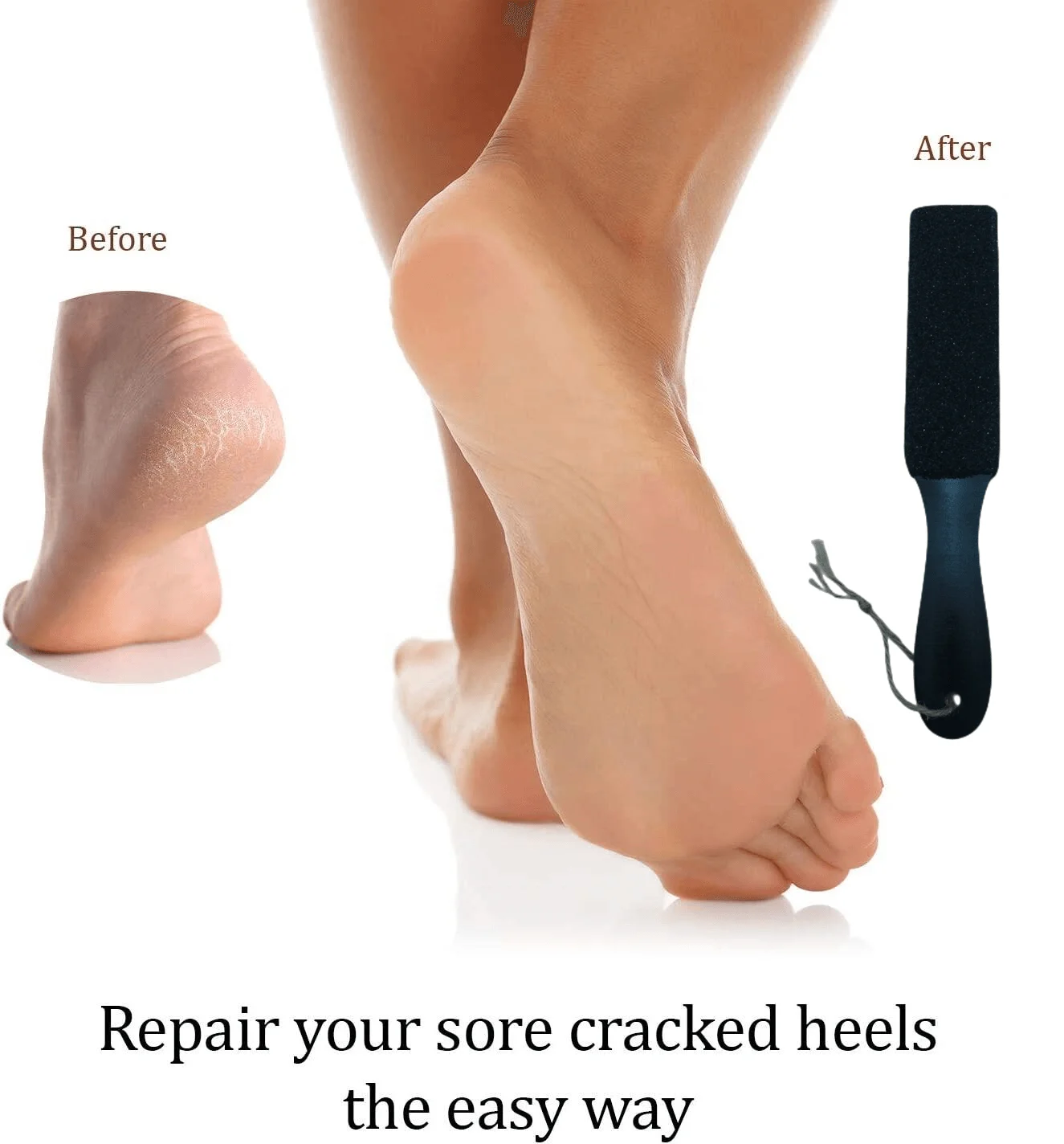 Quality Guaranteed Foot File Wood Chinese Cherry Wood Pumice Powder Modern Foot File With Logo