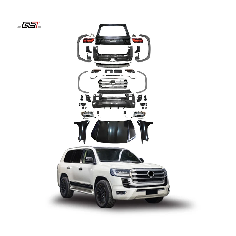 GBT LC200 To 300 Tuning Parts Conversion Body kit For Toyota 2008-2015 land cruiser 200 bodykit Exterior Modification