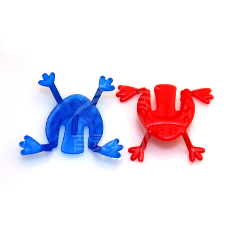 very cheap small plastic funny promotional jumping frog toy buy from China