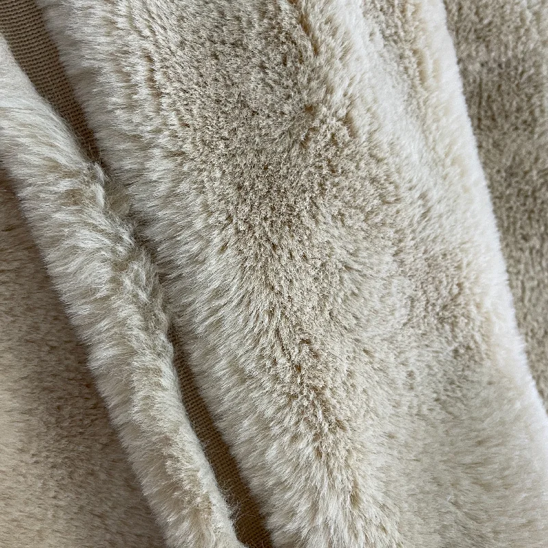 customized supplier polyester fake rabbit fur coat jacket toy fur fabric