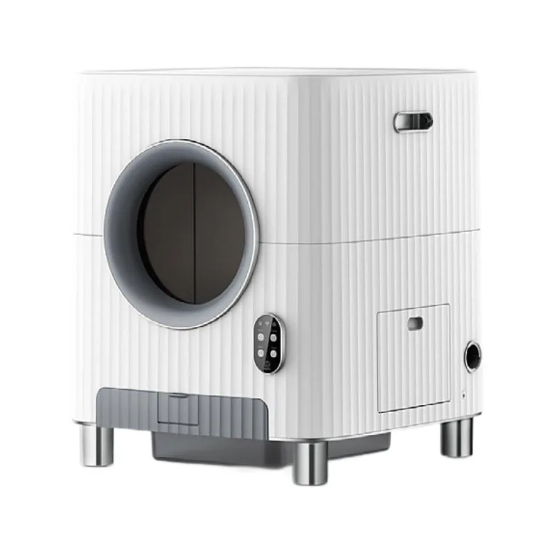 Auto Electric Cat Toilet Cleaning Sets Tuya APP Self-cleaning Smart Pet Automated Robot Cat Litter Box