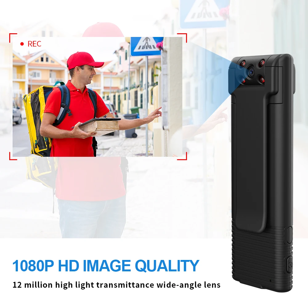  Новое поступление оптовая продажа HD1080P полицейская камера B21 с ночным видением циклическая запись одна кнопка