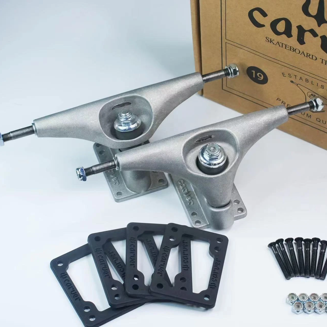 Carver  CX4 Surf Skateboard  Truck Skate Board  Metal 169mm Add Parts  Fish Longboard Land Surfing Cruiser Best Quality OEM