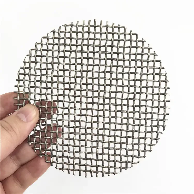 316L stainless steel micron wire mesh filter disc