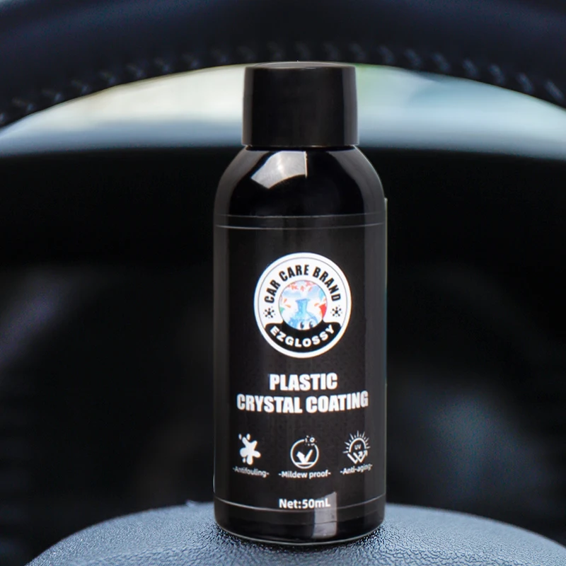Plastic Rubber Restorer Plastic Dashboard Shine Black  Polish For Cars Plastic Restorer OEM Car Care detailing products