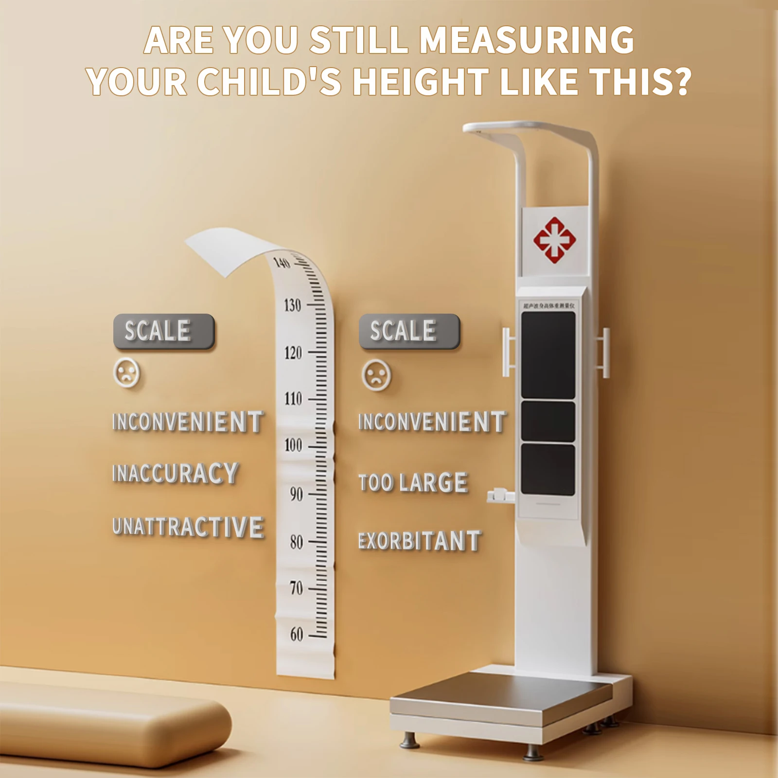 Kids Multi-functional  Height and Weight Scale  Bluetooth Electronic Digital Weight Scale 180KG