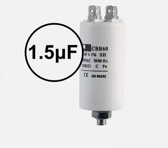 Start Run Motor Capacitor Compressor Air conditioning Water Pump 450v μF CBB60 All Size