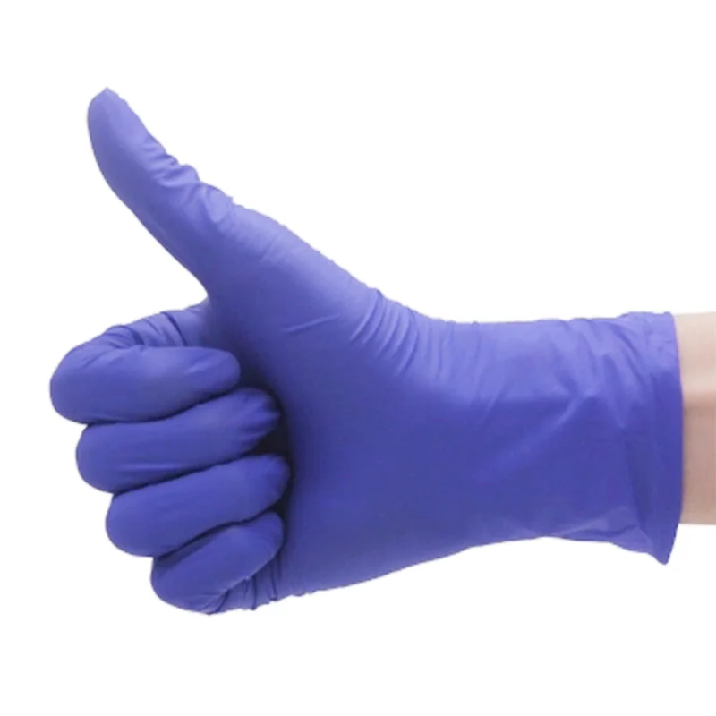 Long cuff nitrile gloves medical glove nitrile nitrile exam gloves