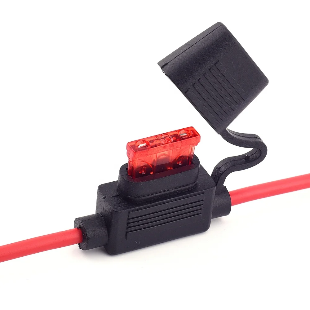 Low Profile Standard Waterproof Car Fuse Auto Inline In-Line Blade Auto Fuse Holder