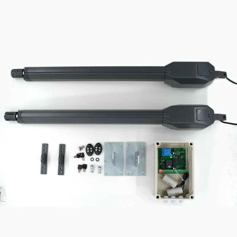 Powerful Solar Swing Gate Opener with Stopper Lock for Home Use