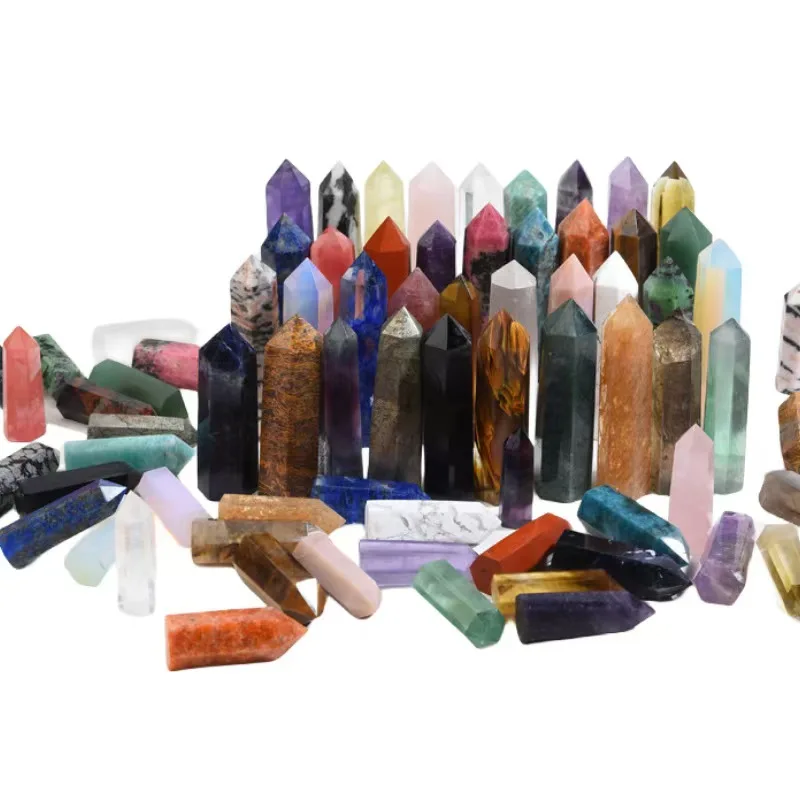 Wholesale Natural engraveable products Crystal Tower Point High Quality Malachite rock Stone green wand stone for fengshui