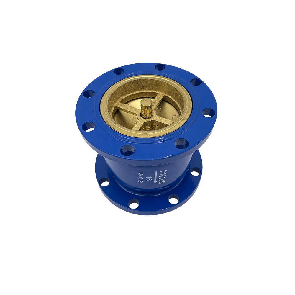 Dn200 Pn16 Quick-Acting Gate Valve with Double Signal Flanged Type Swing Check Valve Stylish SCBA Design