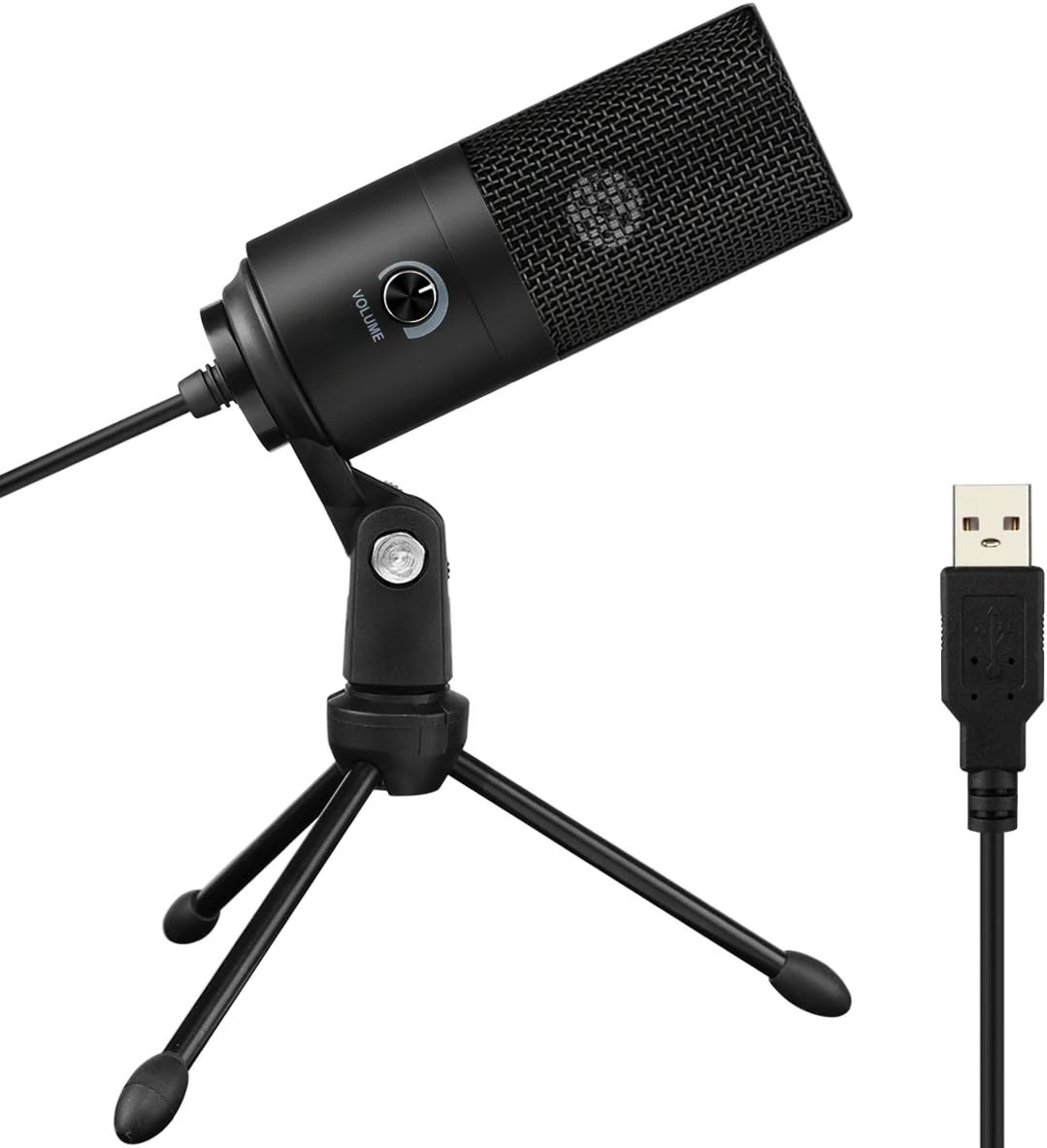 Фабричный USB-конденсатор игровой подкастинг-микрофон для записи профессиональный металлический беспроводной Динамический UHF кардиоидный перезаряжаемый микрофон