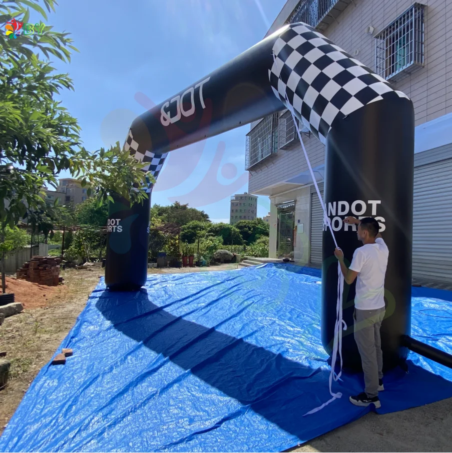 BOYAN Factor Price Sale Custom Printing Inflatable Start and Finish Line Arches Goal Inflatable Arch Gate for Sale