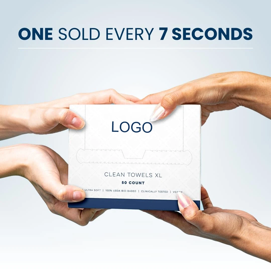 Oem 100% органический мягкий хлопок для мытья рук и лица салонные салфетки одноразовое чистое полотенце