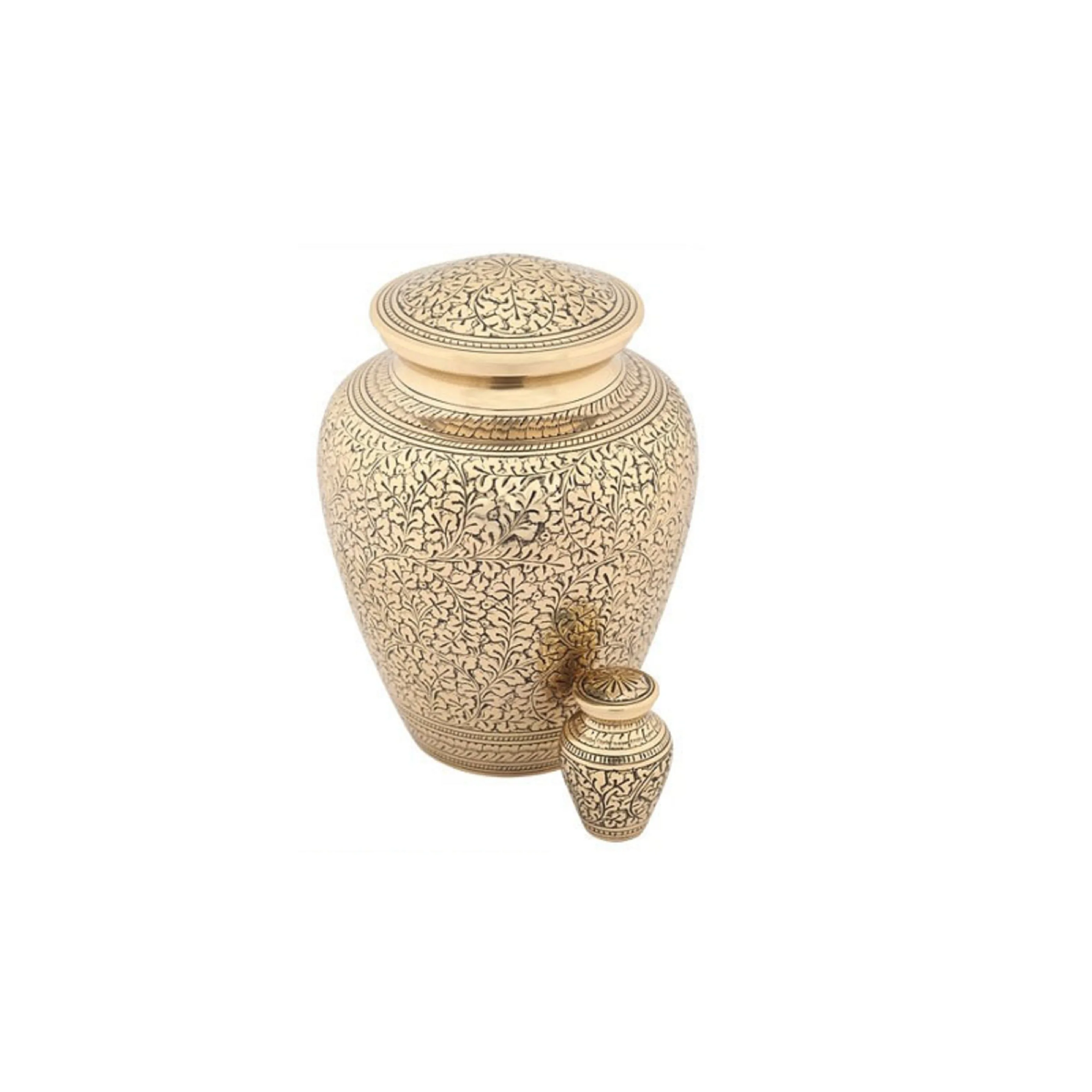 Superfine and Luxurious Quality Metallic Cremation Urns and Keepsakes Solid Funeral Memorable Ashes Urns for Burial Services
