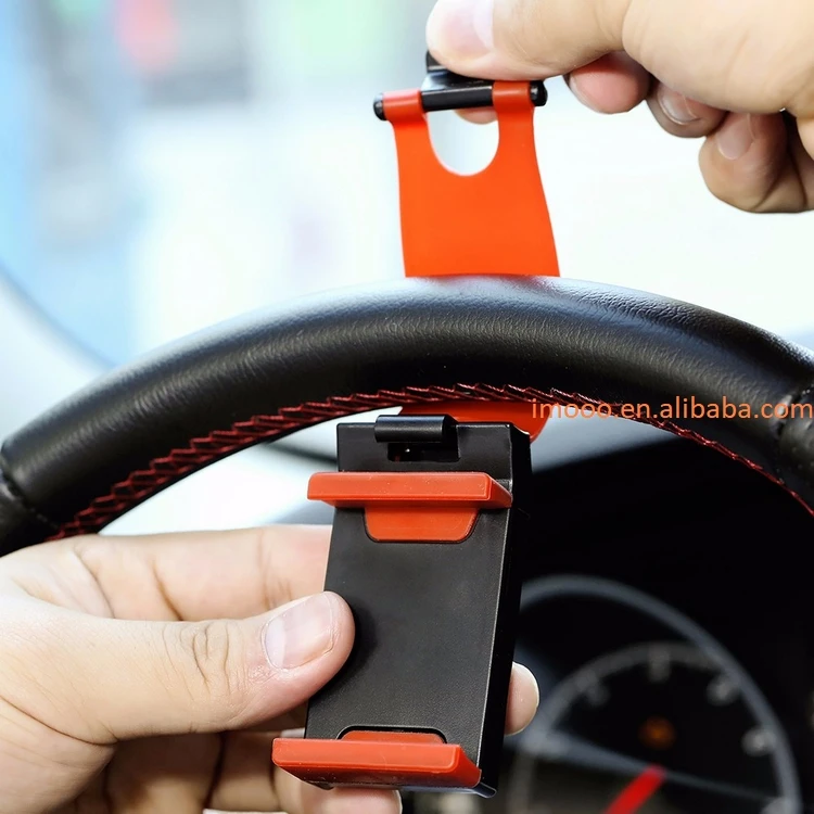 Автомобильный держатель для телефона Mini Air крепление на рулевое колесо универсальный кронштейн руль автомобильный мобильных аксессуаров