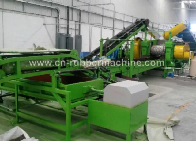 Crumb Rubber Making Machine Rubber Cracker Mill Waste Tire Recycling Line(XKP-560)
