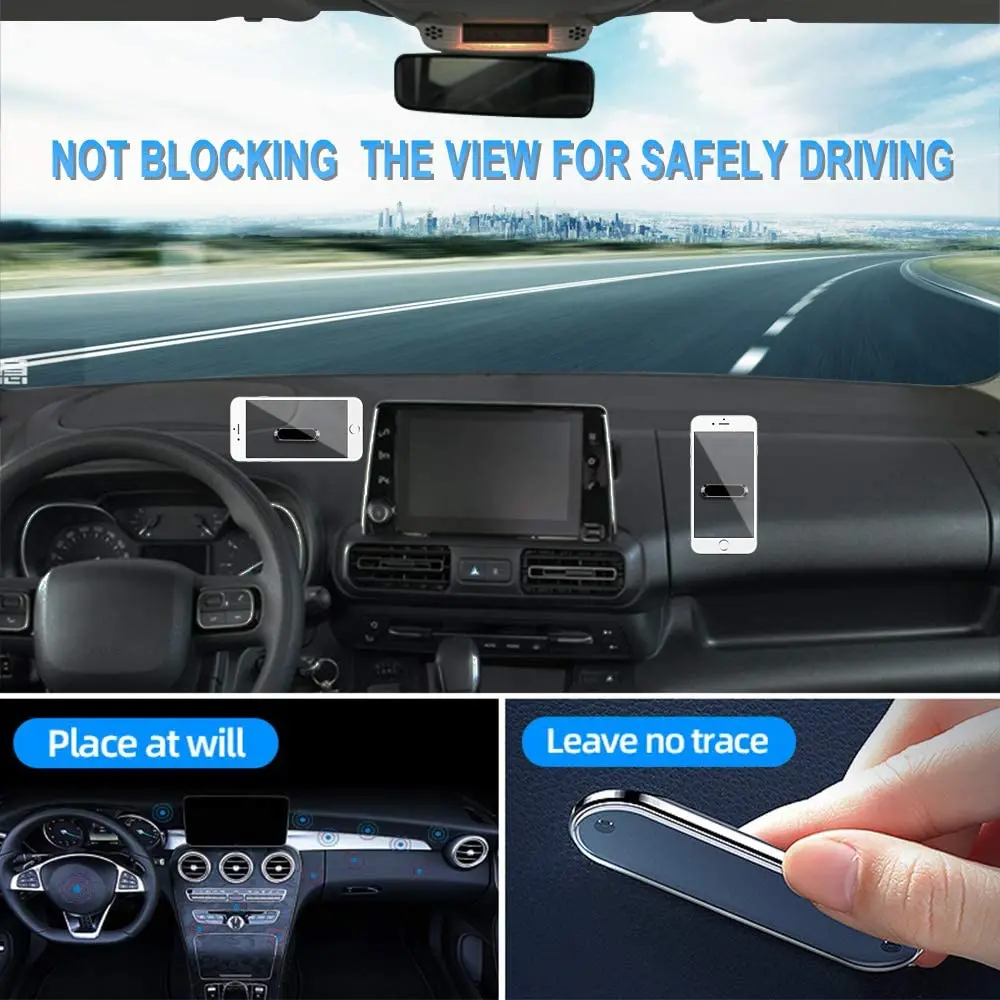 PUERXIN Magnetic Cell Phone Holder Car Mount