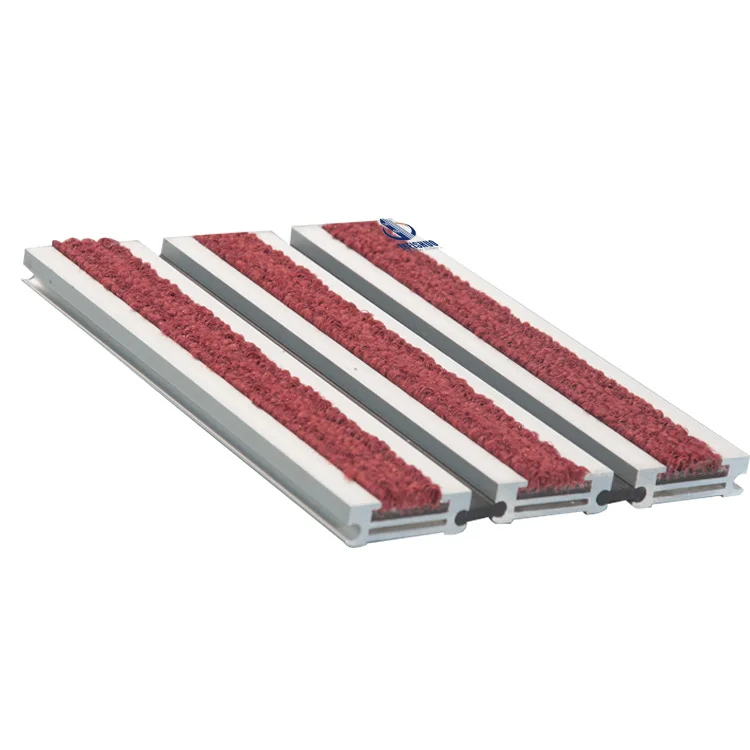 Aluminum welcome Walk Off Floor Mat Recessed Surface Mounted Commercial Barrier Matting