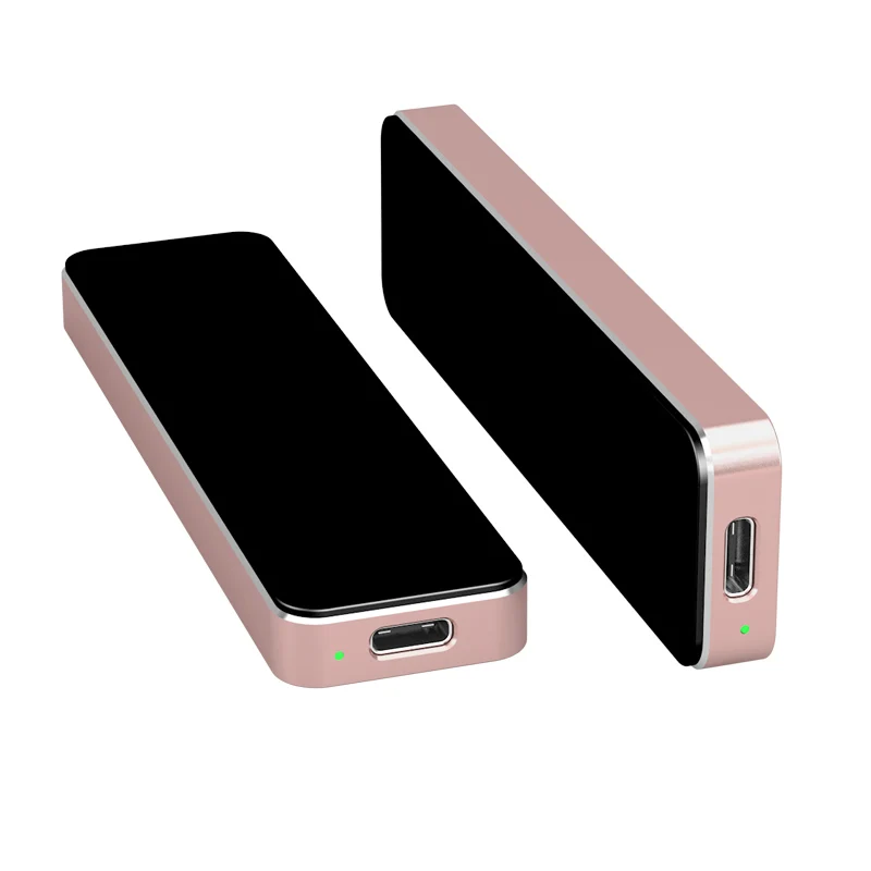 Aluminum Fast Data Transfer Usb3.1 Sata Portable Ssd Case External NVME Enclosure Box for Macbook SSD Case M Key SSD