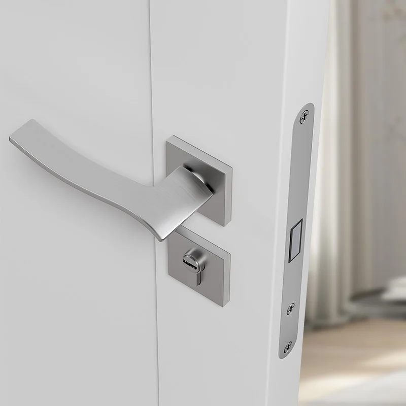 Door lock knobs for exterior entrance Magnetic Key Door Lock door handle