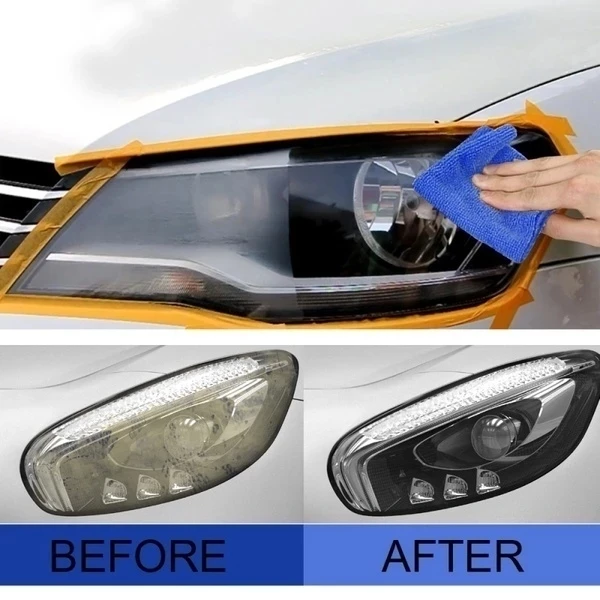 10ML/30ML Car Headlight Liquid Repair Anti-Scratch and Maintenance Repair Headlight Polishing Car Lens Cleaner Restoration Wash