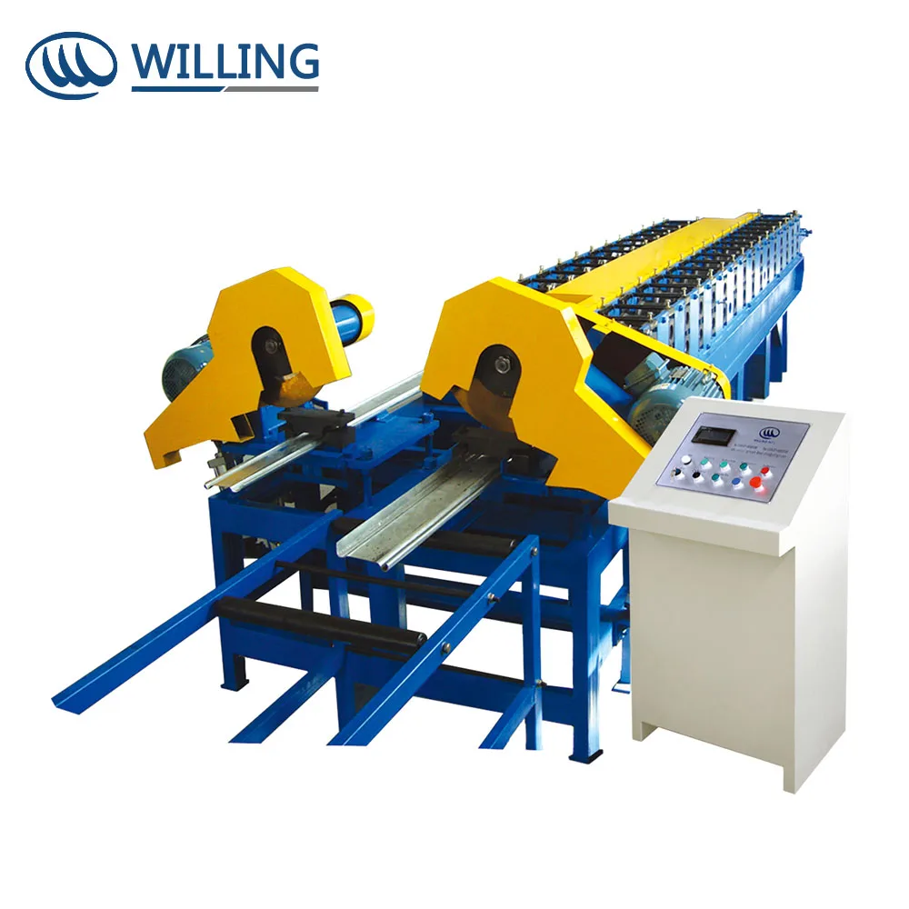 
steel purlin shutter sheet roll forming machine price c z pulin machine 