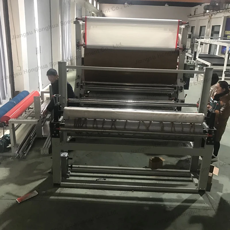 
Honghua Net Belt Industrial PE Film Laminating Fabric Machine for Heating Pad SBR Foam Sponge Chair Mat Muslim Gaddi Wall cloth 