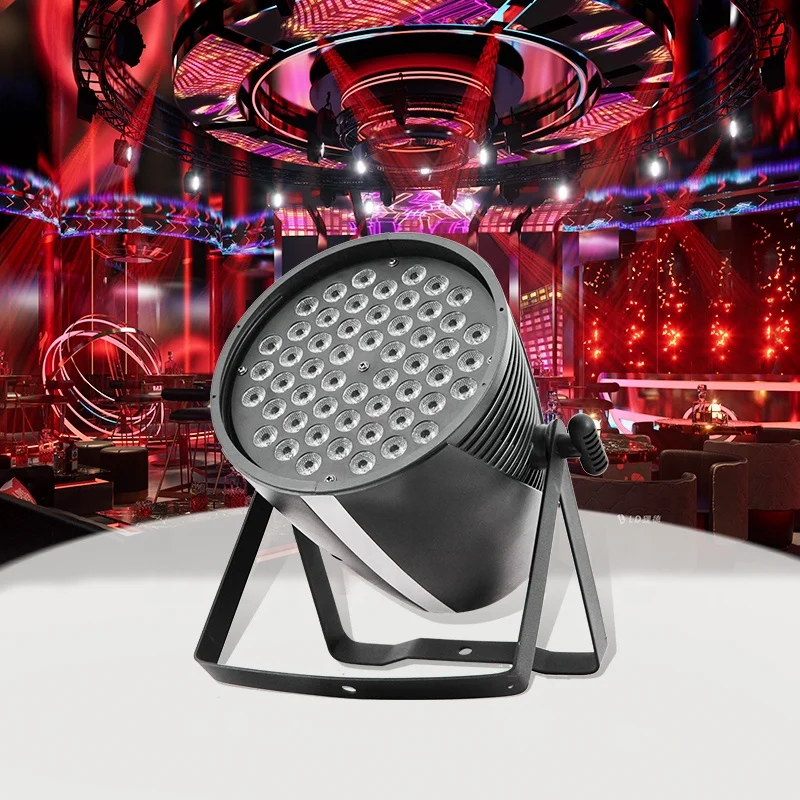 54*3 Вт RGB 3 в 1 Новый светодиодный DMX 512 Par Can DJ огни для диско-вечеринки клубе бар Show сценическое осветительное оборудование