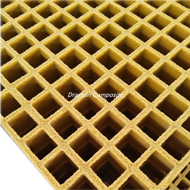 
Molded FRP Fiberglass Industrial Heavy Duty Plastic Flooring Grating 