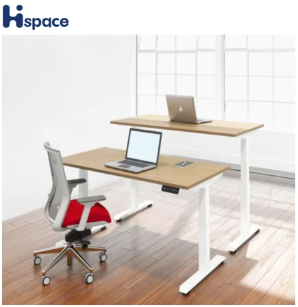 Electric Height Adjustable Table Frame 3 Stage Up Lift Minimalist Standing Desk With High Quality