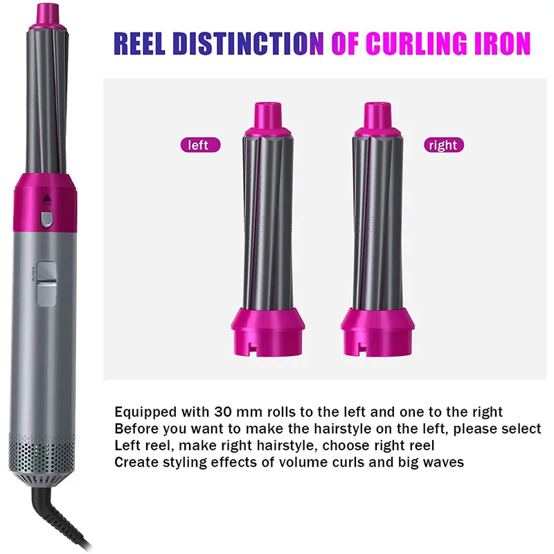 Silk Professional Straightening Brush Automatic Hair Curler Hot Air Comb