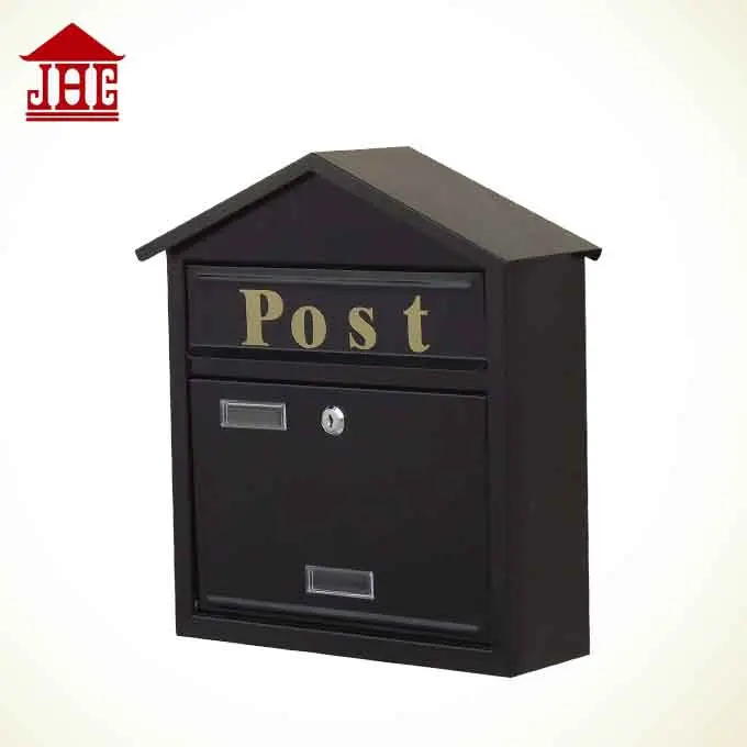 High Quality Weatherproof Outdoor Wall Mounted Mailbox Modern Steel Letter Box for Apartment & Office Use