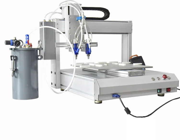 
10L pressure barrel 441 three axis glue dispensing machine cosmetic box jewelry dispenser 