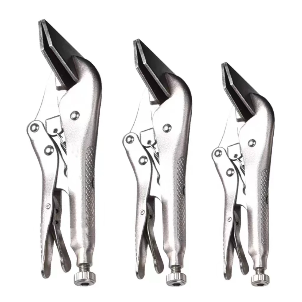 250mm 10in Wide flat jaw vice grip locking metal Welding Sheet Clamp pliers