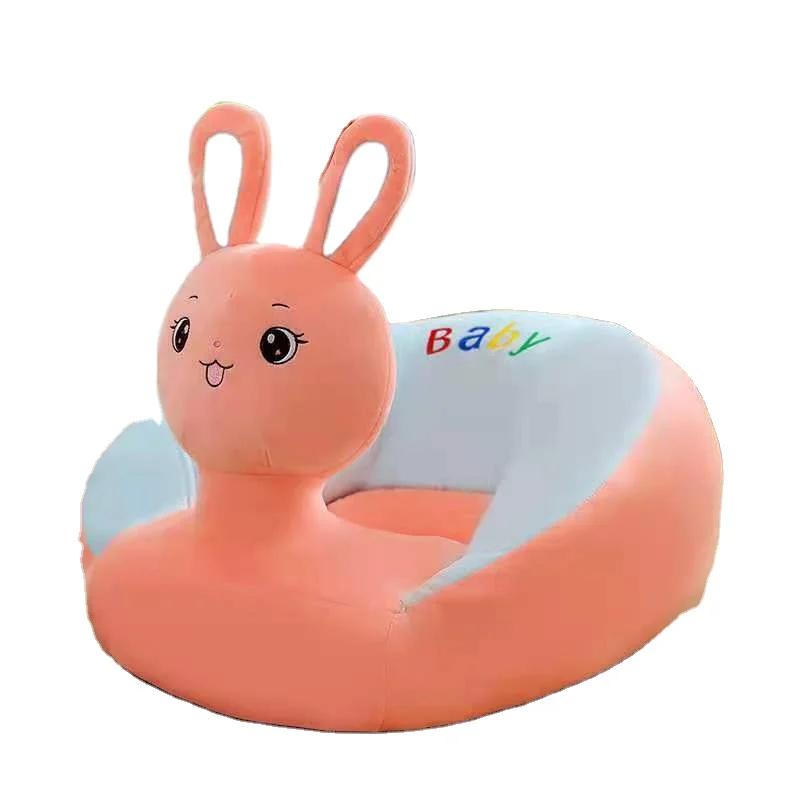 Wholesale unicornr shape baby plush cushion baby cartoon seat animal shape baby chair
