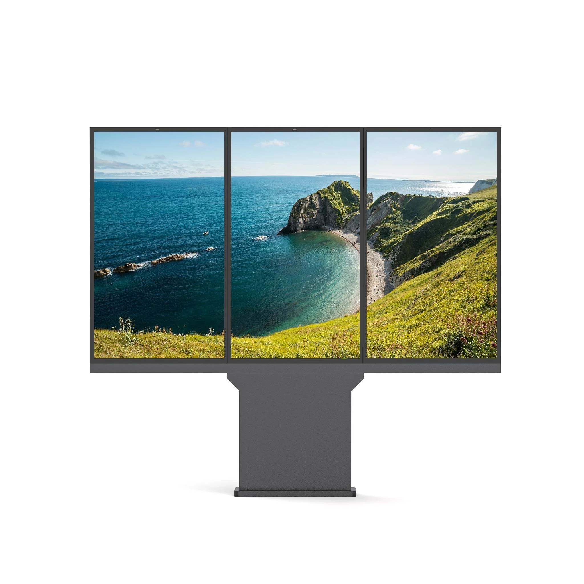 Super Large 55 Inch Multi-screen Ip66 Outdoor Industrial Lcd Screen Advertising Restaurant Menu Lcd Display Digital Signage