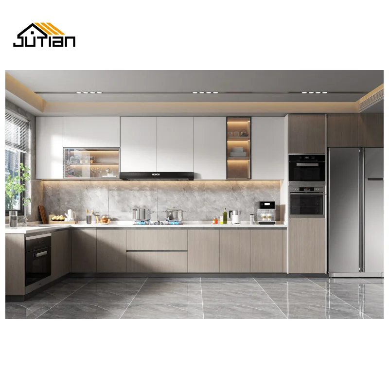 Kitchen Furniture Kitchen Cabinet, Door Top Luxury Cabinets, and Kitchen Islands European Style Kitchen Cabinets