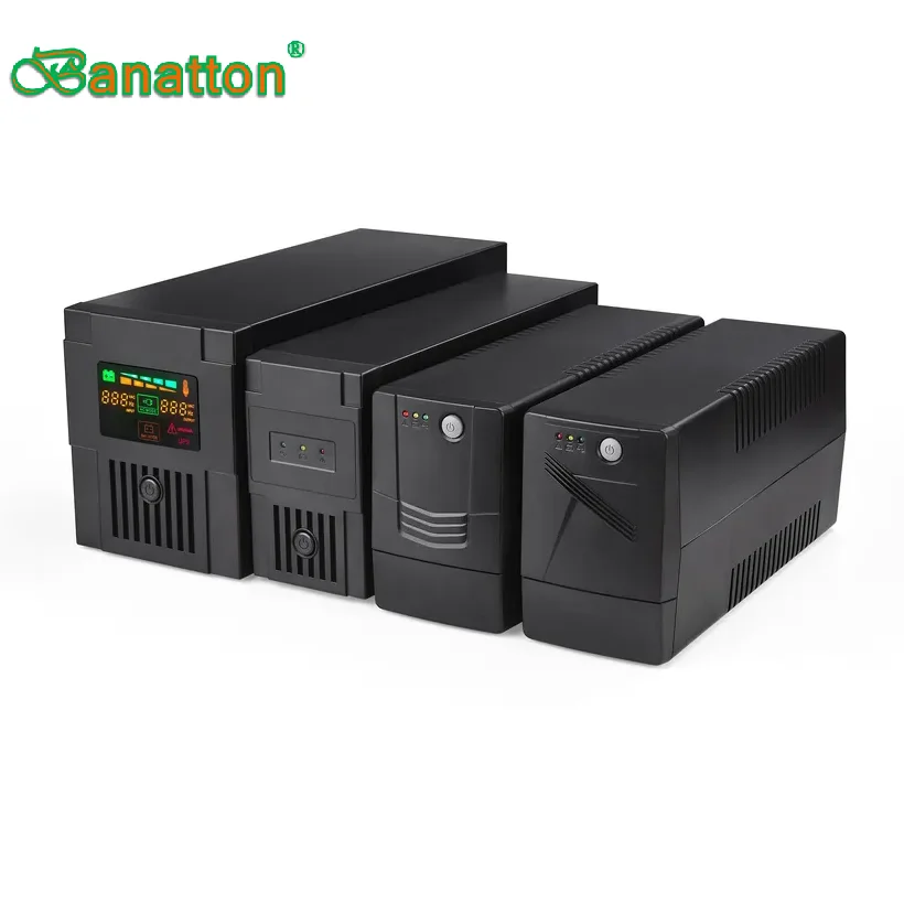 Single Phase 110v 220v 400w 500w Ups Battery Uninterruptible Power Supply Mini 500va 600va 800va Computer Backup Offline Ups