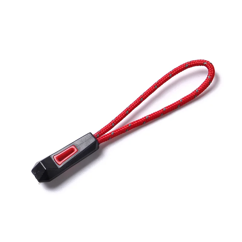 2024 most popular special product recycle plastic rope pullers high quality pull zippers for bags clothes wholesale