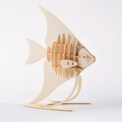 Factory Wholesale 3d Paper Ocean Animal Model Puzzle ODM OEM New DIY Paper Model Puzzle Set Kid Handicraft Early Educational Toy