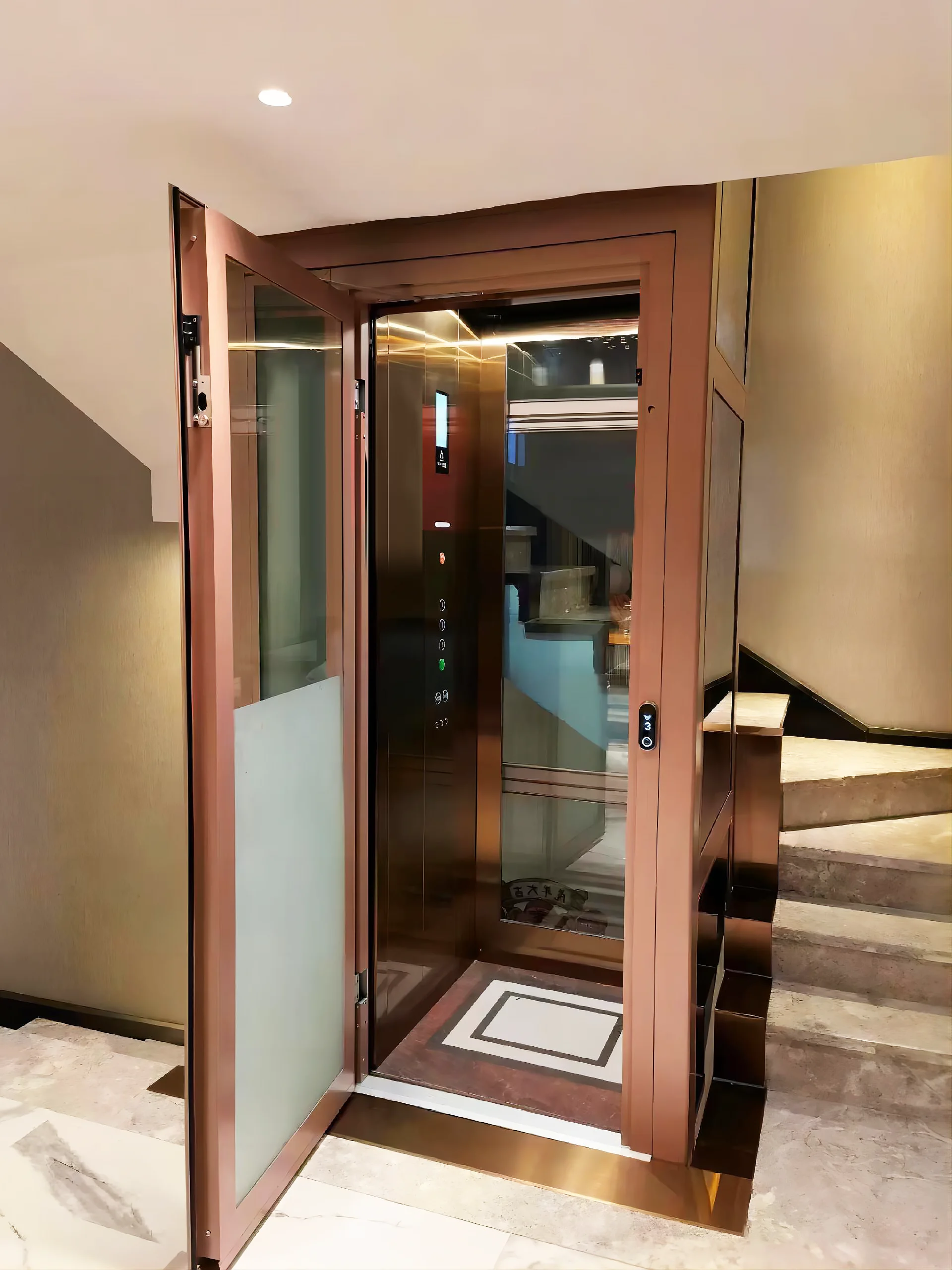 High Quality 2-5 Floors 400Kg~2000Kg Vertical Residential Elevator Lift Passenger Hydraulic Elevators
