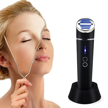 Trending Products Beauty Instrument 2024 New Hot and Cold Skin Rejuvenation Facial Massager Device Led Face Beauty Equipment
