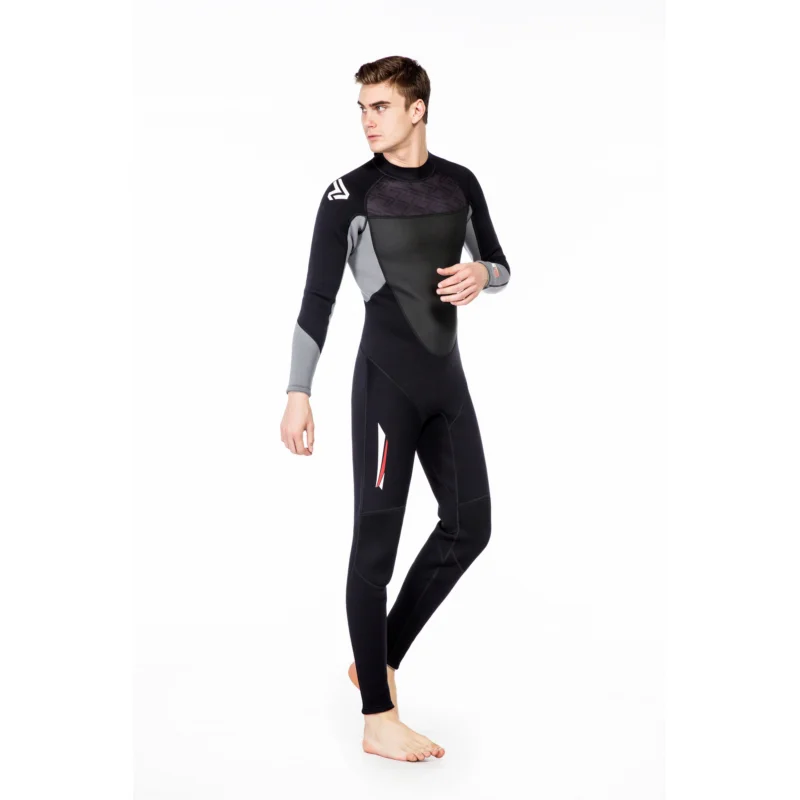 Professional 3Mm Windproof Ocean Sail Paddle Float Thermal Neoprene Rubber Rescue Dive Suit Hombre Sub Wetsuit