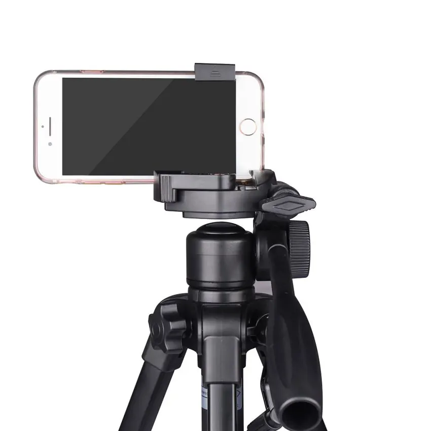 
Most Steady Patented Panoramic 3 way Swivel Head Lightweight ABS & Resin Camera Phone Tripod for Beginners and Photographers 