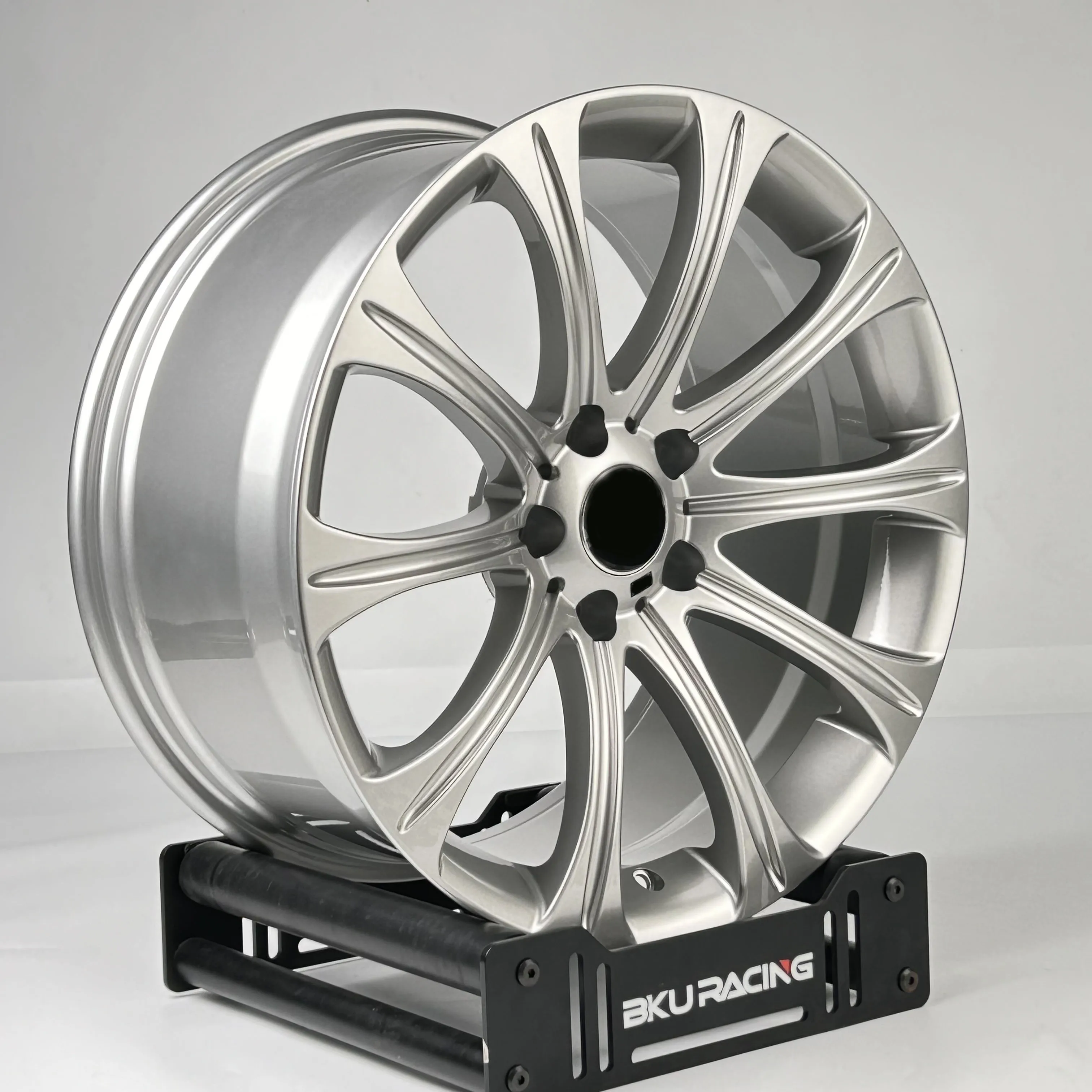 BK Style 166 5x120 Wheels 19 20 inch Rims Sliver 10 Spoke Alloy Passenger Racing Car Wheels For BMW E90 E46 E60 E61 F10 F30 E39